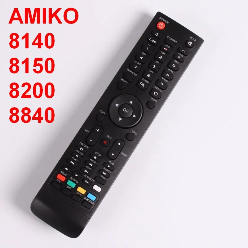 Пульт дистанционного управления для AMIKO Mini HD 8150 8200 8300 8360 8840 SHD 7900 8000 8110 8140 STHD 8820,8800, Micro combo