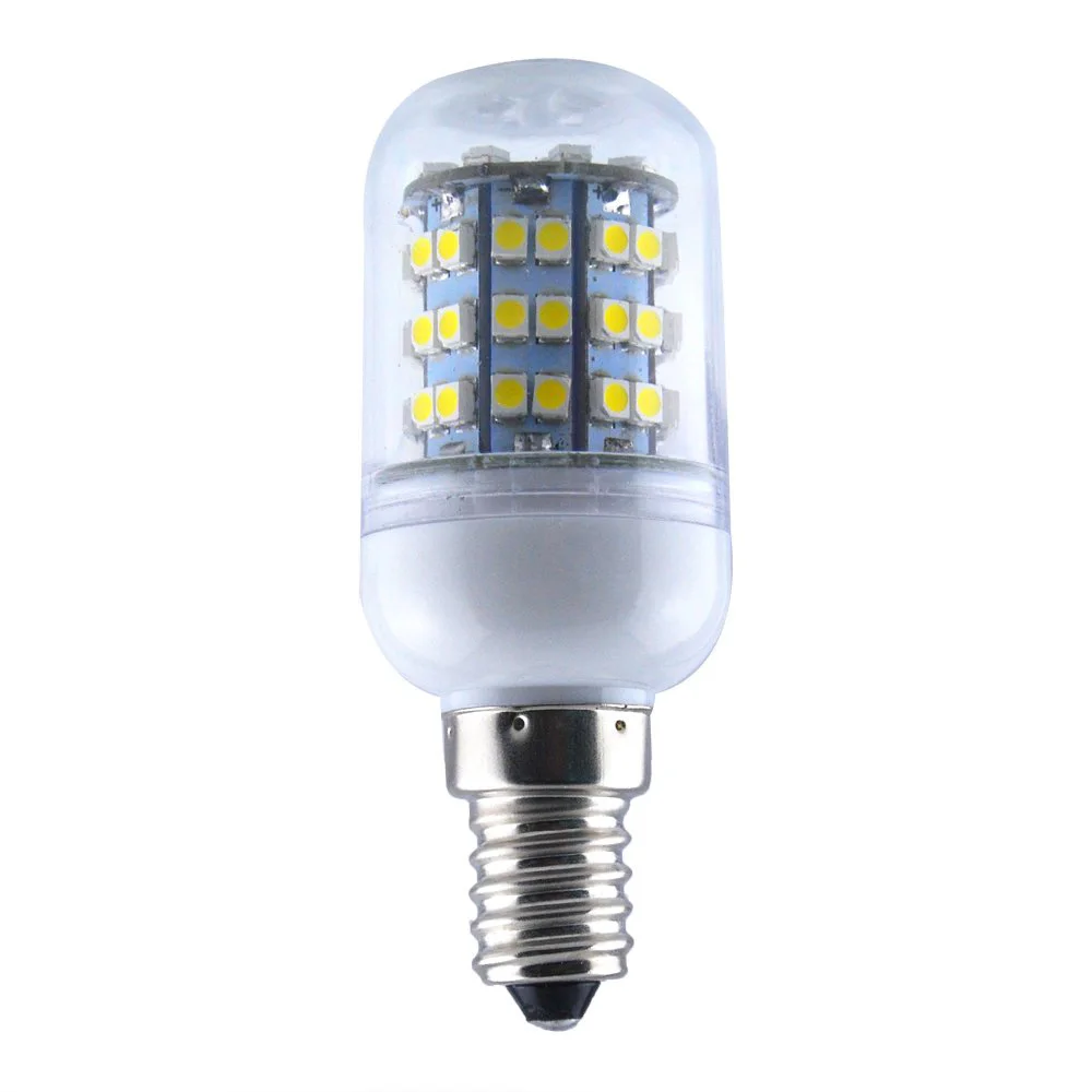 Фирменная Новинка энергосбережения E14 60 SMD 3528 светодио дный 450LM Кукуруза свет лампы 3000-3500 К эквивалент галоген 50 Вт теплый белый