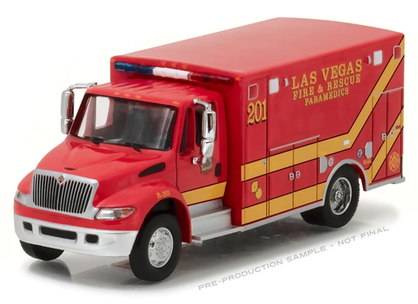 GL 1: 64 2013 международный дюрастар Лас-Вегаса Пожарная и спасательная модель автомобиля литая под давлением металлическая игрушка подарок на день рождения для детей мальчика