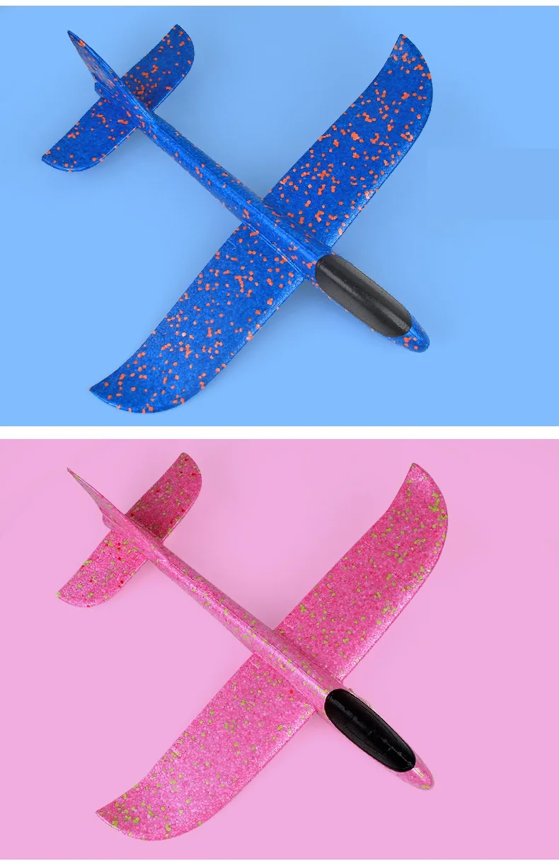 

Outdoor Children Hand throwing foam Large Gliding Aircraft Boy Hand throw Internet celebrity Model toys for children