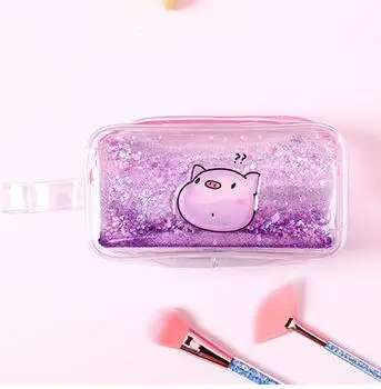 Чехол для карандашей Kawaii estuche quicksand kalemlik с высокой вместительностью trousse scolaire stylo милые школьные принадлежности estuche escolar - Цвет: A