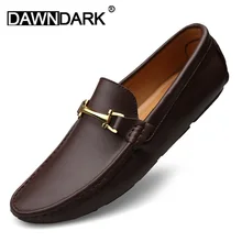 Homens da moda Couro Rachado Homem Flats Casual Sapatos Mocassins Slip on Luxo Marrom Café Primavera Outono Sapatos Masculinos de Condução