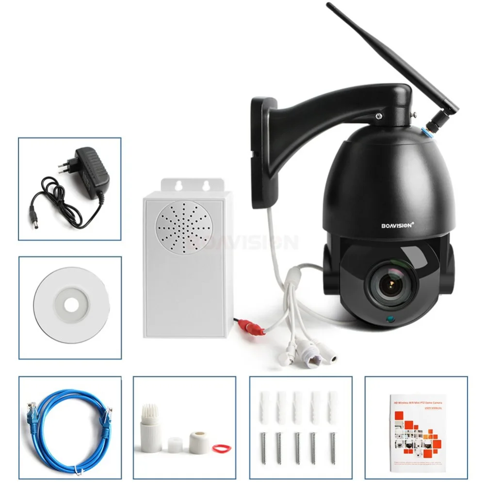 HD 1080P WIFI PTZ купольная IP камера наружная 20X оптическая зум Беспроводная CCTV