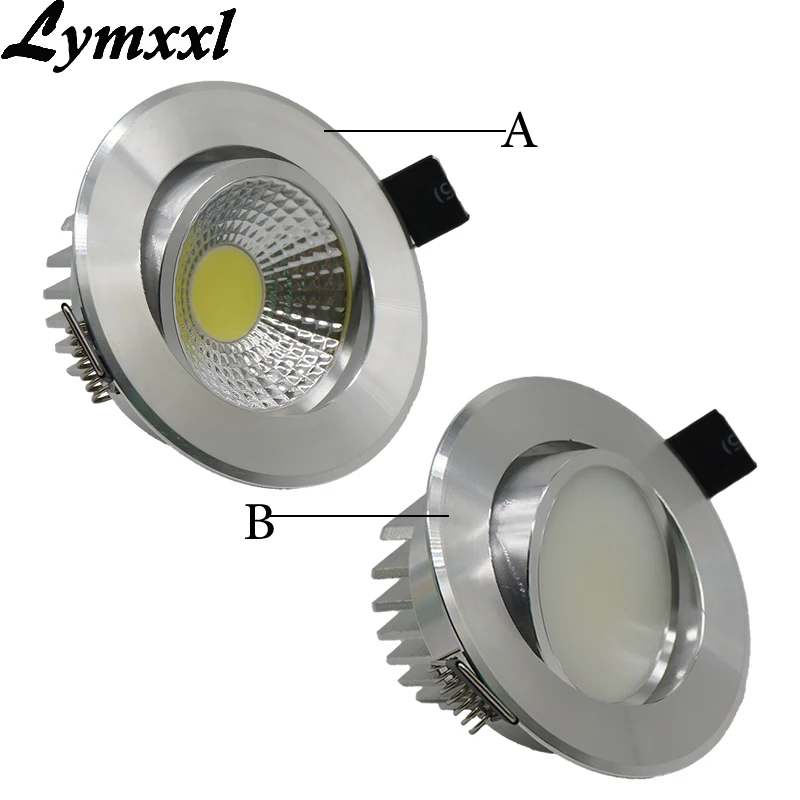 9 Вт затемнения встраиваемые светодиодный потолочный светильник DHL AC90-260v 12 В Теплый Холодный белый пятно светло-серебристый оболочки светодиодный светильники светодиодный свет кри УДАРА