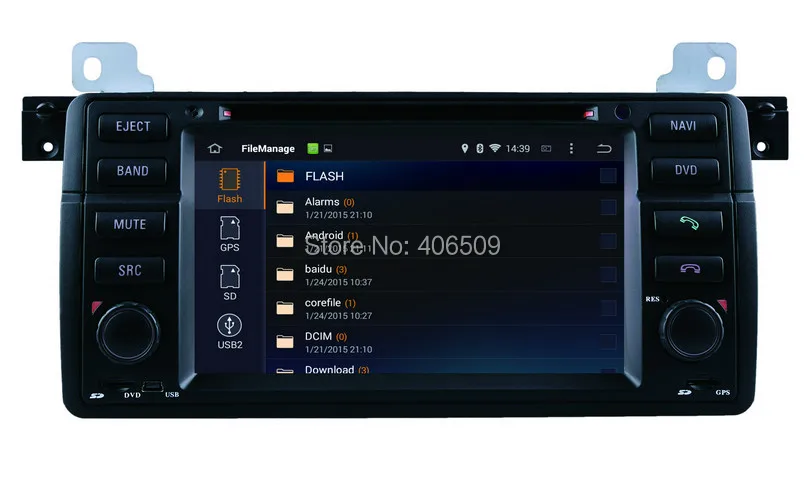Clearance Android 8.0 Car DVD Player for BMW 3 Series E46 M3 with GPS Navigation Radio BT USB AUX DVR WIFI Audio Video Stereo 4Core 4G+32G 3