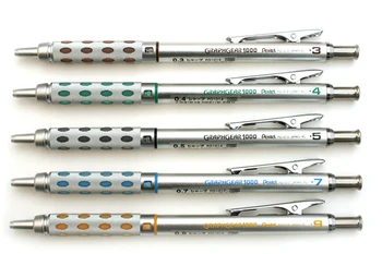 

Freeshipping Pentel metal pen head telescopic high-grade automatic pencil professional drawing GRAPHGEAR 1000