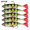 Goture 5Pcs/lot Fishing Lure Swimbait Wobbler Soft Silicone Artificial Bait with Lead Head Carp Fishing Accessories 8.5cm/10.8g ► Photo 1/6