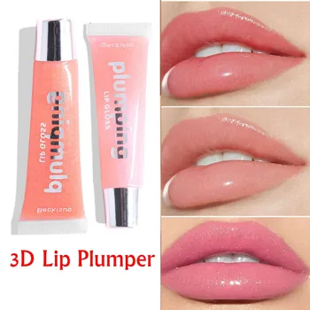 

New Sexy Plumper Lip Makeup Long Lasting Moisturizer Glitter Lip Gloss Tint Nutritious Shimmer Liquid Lipstick Beauty Tool