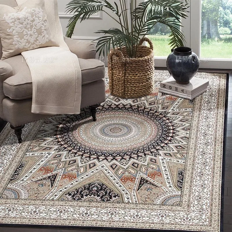 Big size Persian living room carpet ,Victoria reactionary style decoration bedside rug ,easy