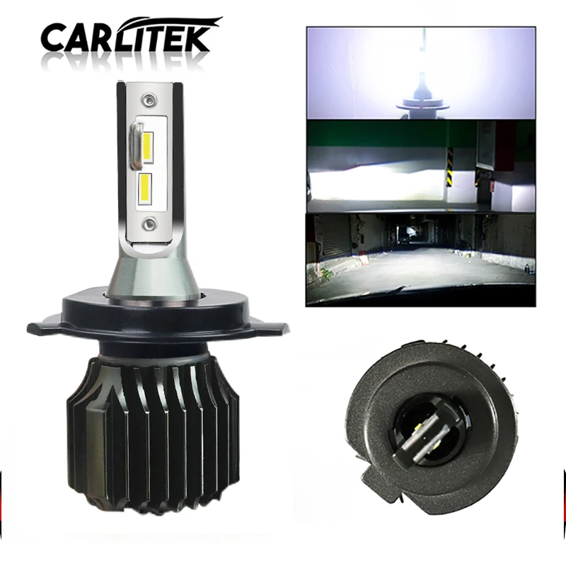 Carlitek CSP H7 Led H11 H4 H3 H1 фар автомобиля 9012 9006 9005 светодиодные лампы 12V 24V 8000LM 6000 К Авто противотуманных фар автомобиля источник света