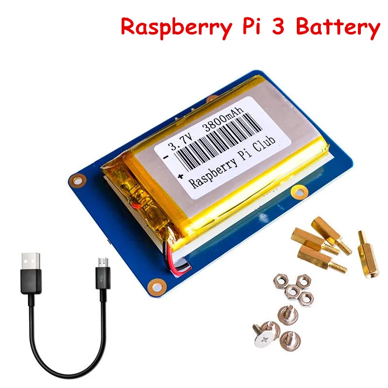 Raspberry Pi 3 Power Supply Module Lithium Battery Expansion Board for