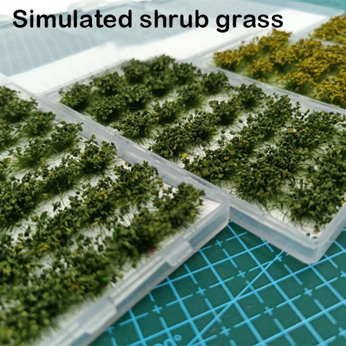  Bush grass Simulation scenario model Landscape sand table materials DIY handmade Model scene platfo