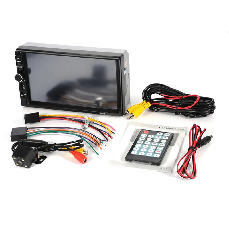 

2017 7018B Bluetooth2.0 7inch 2DIN Car Radio Audio Stereo Player Handsfree TFT Touch Screen Car MP5 Player TF/SD MMC USB FM