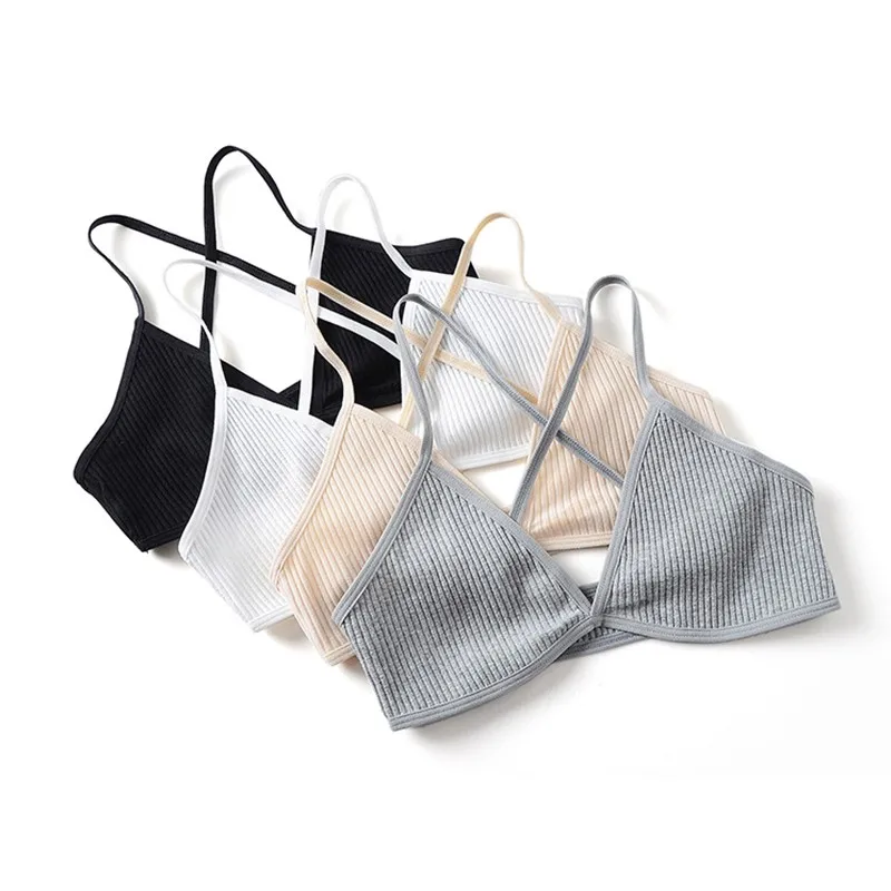 BEFORW One Piece Ultra-thin Bralette Wire Free Seamless Bras For Women Solid Sexy Lingerie Underwear Beautiful Back Women Bras