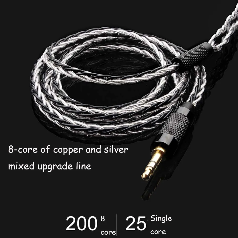 E4077-8 Core Upgrade Silver Plated Cable-1