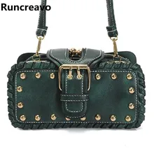 Летние сумки через плечо для женщин роскошная сумка женская сумка дизайнер известный бренд дамы заклепки Вязание плечо сумка