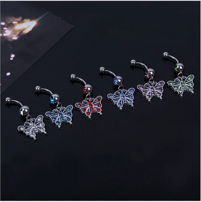 New belly button rings men women navel piercing summer Style bell Tunnel Piercing jewelry anneau