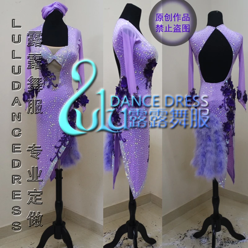 Платье для латинских танцев сексуальное платье в новейшем стиле|latin dance dress|latin