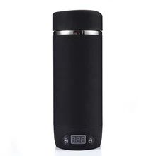 Дорожная электрическая чашка для горячей воды из нержавеющей стали, портативные Кружки, чайник для студенческого общежития, маленькая электрическая чашка для горячей воды