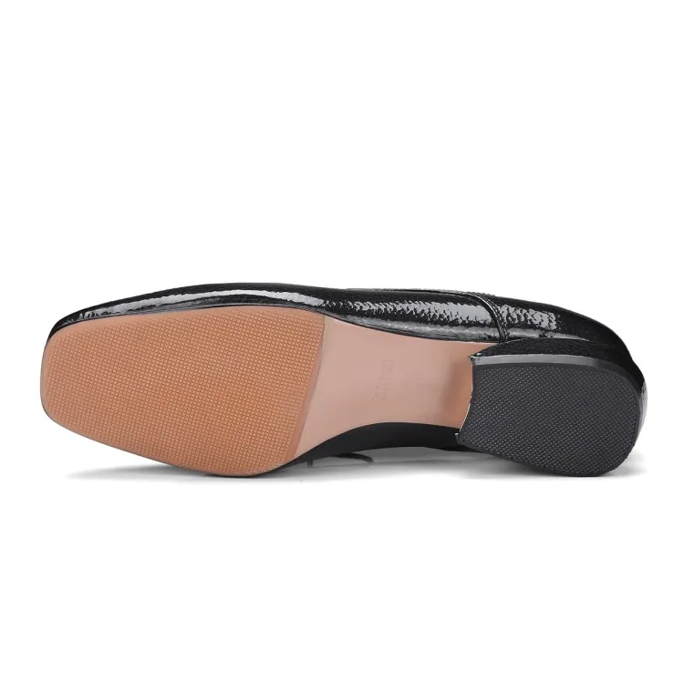 Bout Talons Carré Faible Noir Taille En À Haute Dentelle Chaussures vert {zorssar} Femme Cuir 42 Nouvelle up Pompes Mode 2018 Véritable Talon Dames Grande qRzOF8wa