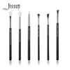 Jessup negro/plata pinceles de maquillaje profesional Set brocha de maquillaje kit de herramientas de belleza delineador de ojos natural-sintético pelo ► Foto 1/6