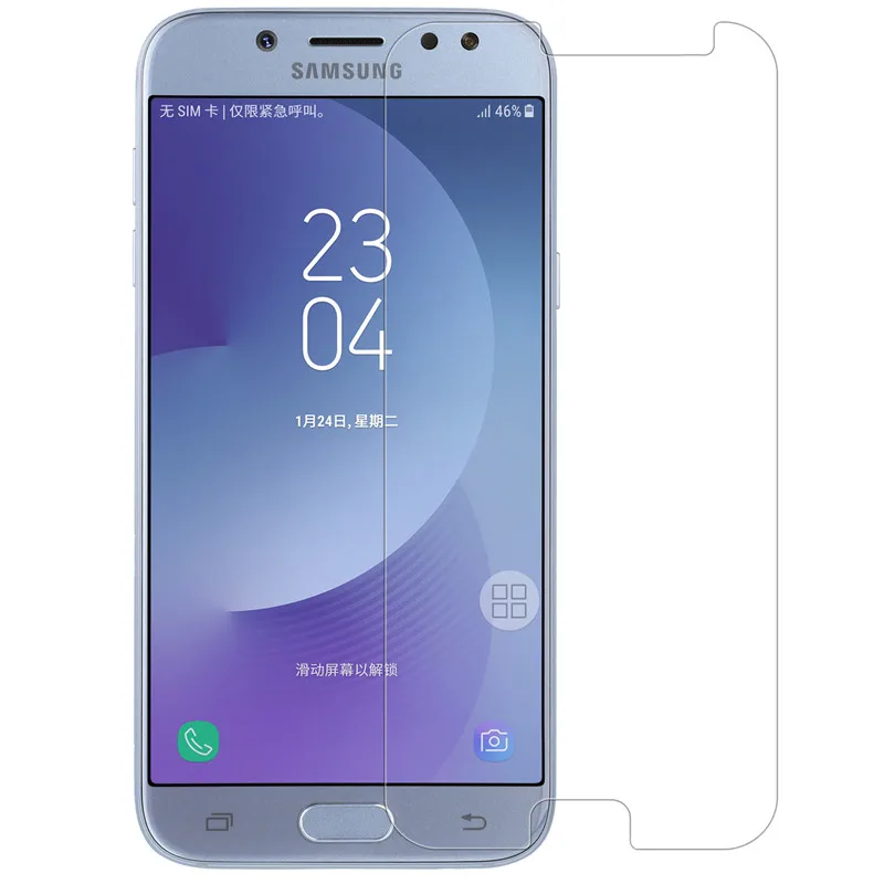 

2PCS sFor Glass Samsung Galaxy J7 2017 Screen Protector Tempered Glass For Samsung J7 2017 Glass JAnti-scratch Film EU Version