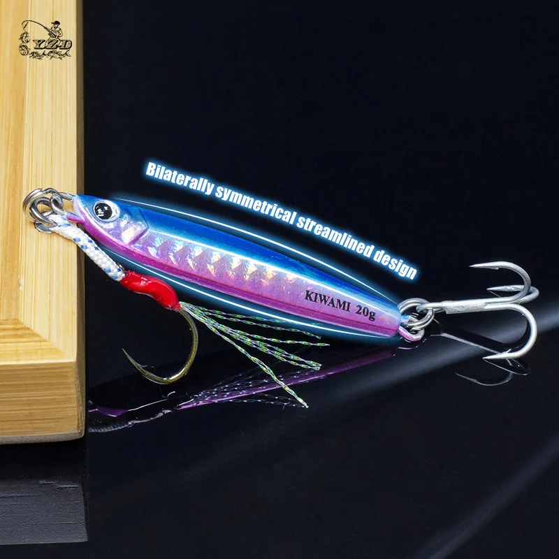 Power Metal Jig 20g 30g 40g Inchiku Deep Sea Slow jig Pitch Glow Head Metal  Lure Spoon Fishing Casting Jigging Lure