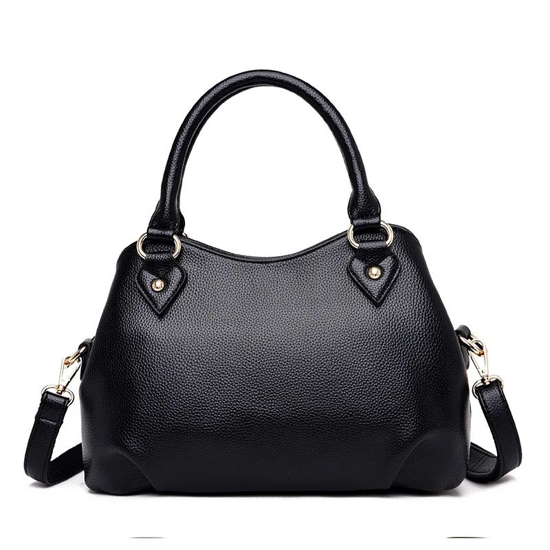 

2019 spring and summer new lychee fashion single shoulder Messenger bag casual handbag