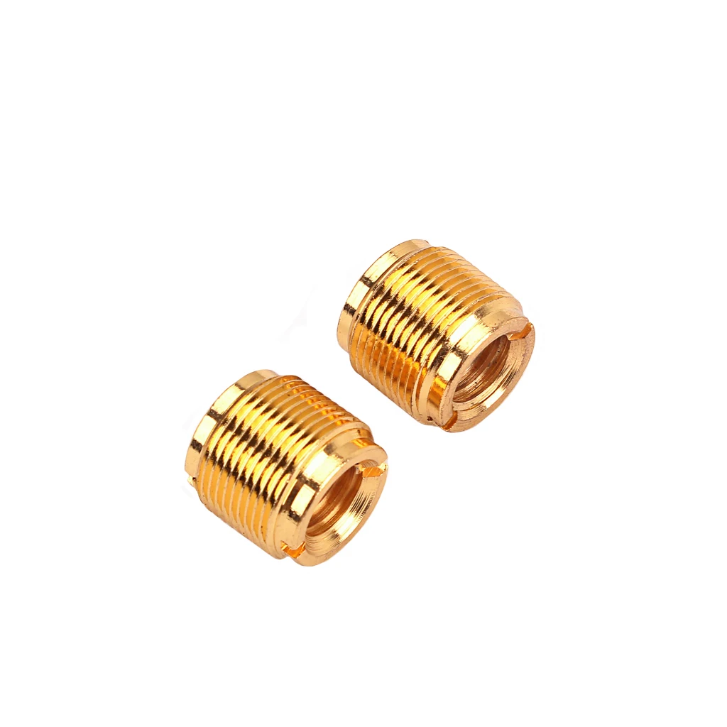 Durable 2 Pieces Iron Mic Microphone Stand Clip Mount Thread Screw Adaptor Wireless MIC Accessory
