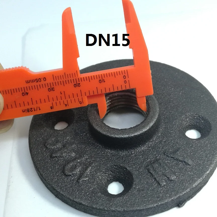 1 шт. чугунный фланец с 4 отверстиями DN15 1/" 20 мм усиленные фланцы