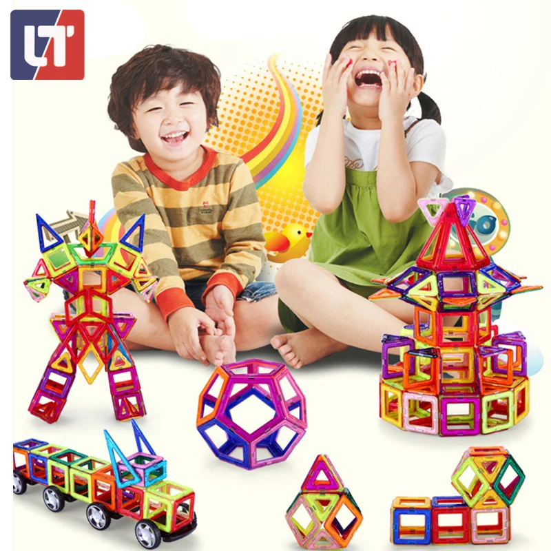 

106PCS 3D Designer Magnetic Builiding Blocks Construction Mini Set Kids Educational Toys For Chldrens Boys Girls Babys Gift