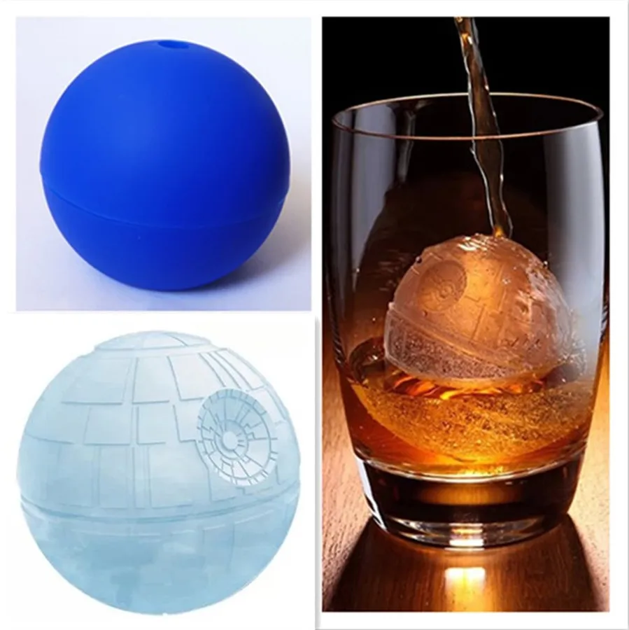  Star Wars Death Star Silicone Ice Mold: Death Star Ice Cube:  Home & Kitchen