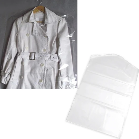جديد 10 قطعة الملابس دعوى الملابس الغبار غطاء شفاف البلاستيك حقيبة التخزين LXY9