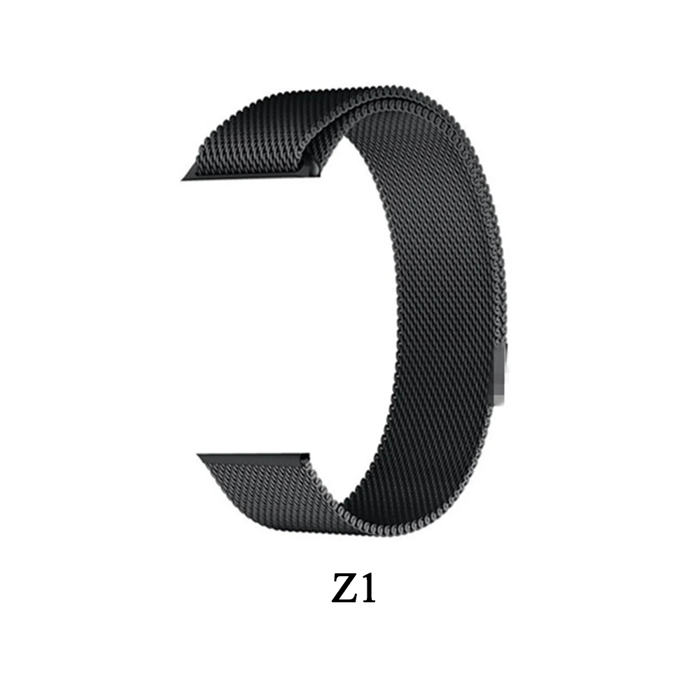 Миланский Браслет, Браслет Нержавеющая сталь ремешок для наручных часов Apple Watch 40/44 мм, 38 мм/42 мм, браслет, ремешок для наручных часов iwatch серии 4/3/2/1 - Цвет ремешка: Z1