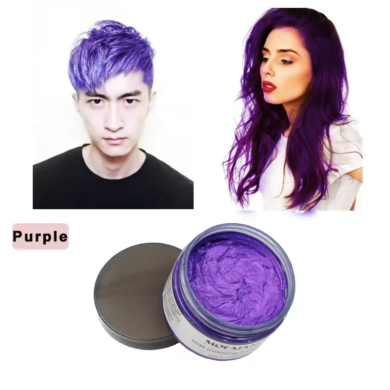 Mofajang Hair Color Wax Hair Dye One Time Hair Wax Natural Hairs