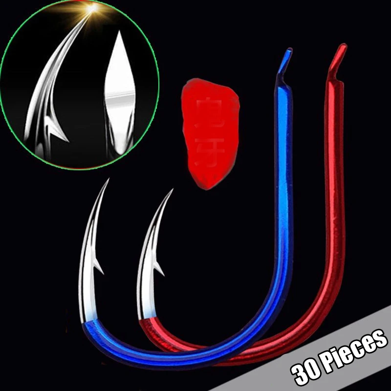 FDDL 30 шт 3#-12# рыболовный крючок для ловли карпа, сома коробка для рыбной ловли, Рыбная ловля руководство Fly Крючки рыболовные принадлежности PESCA приманки для рыбалки