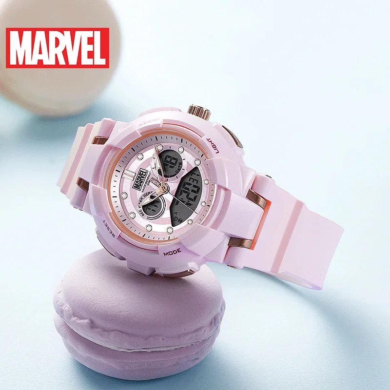 Женские электронные часы Marvel 100 м водонепроницаемые женские спортивные цифровые