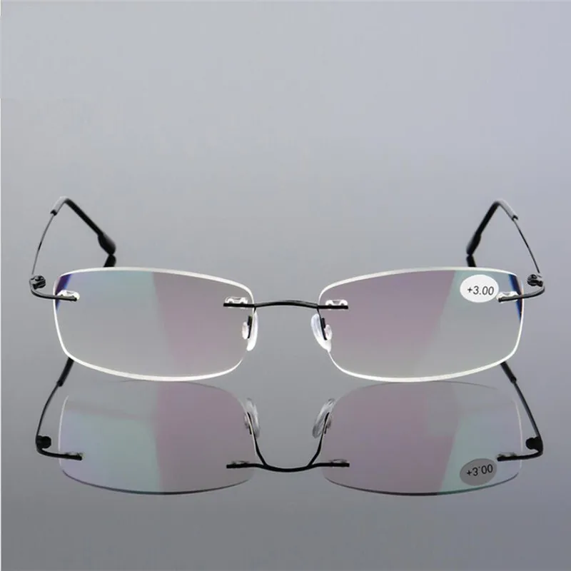 frameless folding reading glasses
