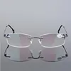Unisex Titanium Alloy Rimless Reading glasses , Women High Definition Anti Fatigue Ultralight Frameless Presbyopia Eyewear A859 ► Photo 2/6