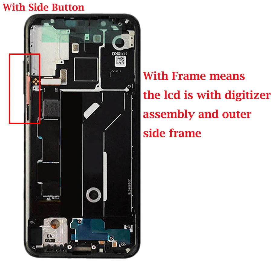  Super Amoled LCD For Xiaomi Mi8 Explorer LCD Display Digitizer Touch Screen Replacement For Xiaomi 