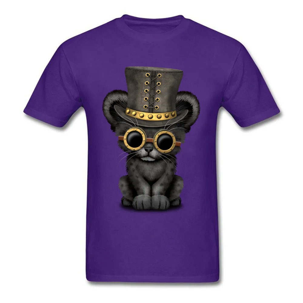 Steampunk Black Panther Cub_purple