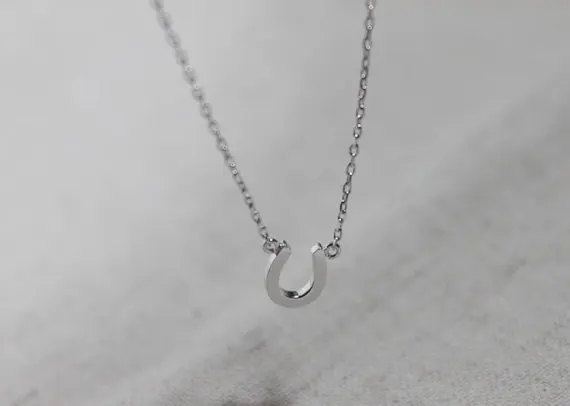 Lucky Horseshoe Necklace Horse Shoe 