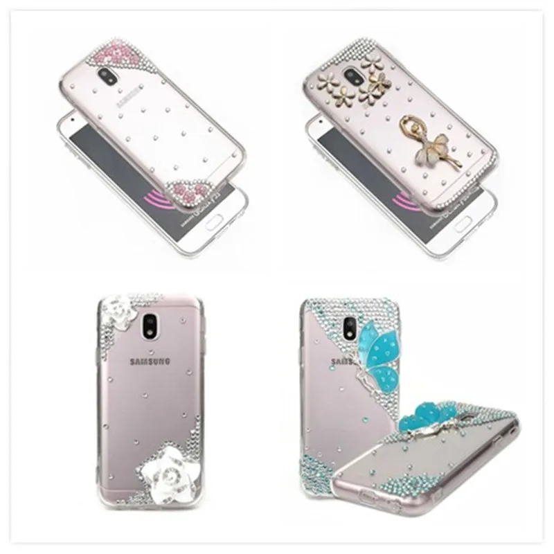 

Luxury Fashion Bling Crystal Rhinestone Case For Samsung Galaxy J2 J3 J5 J7 Prime On7 2016 C7 C9Pro A8 2018 A8Plus Diamond Cover