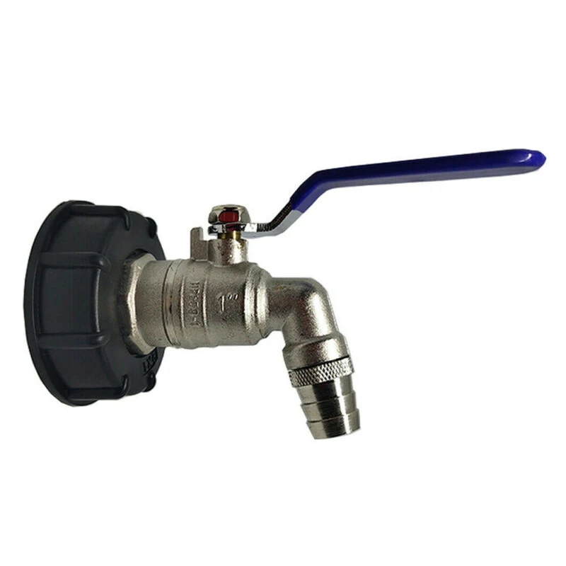 

17.5 mm Tank Adapter IBC 1 Inch Drain cock Connector Watering Garden Outdoor Equipment Removable Brass Plastic
