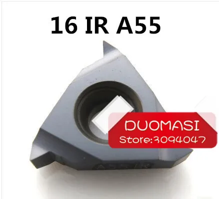 

16 IR A 55 ,Indexable Tungsten Carbide Threading Lathe Inserts for Threaded Lathe Holder,thread turning tool holders