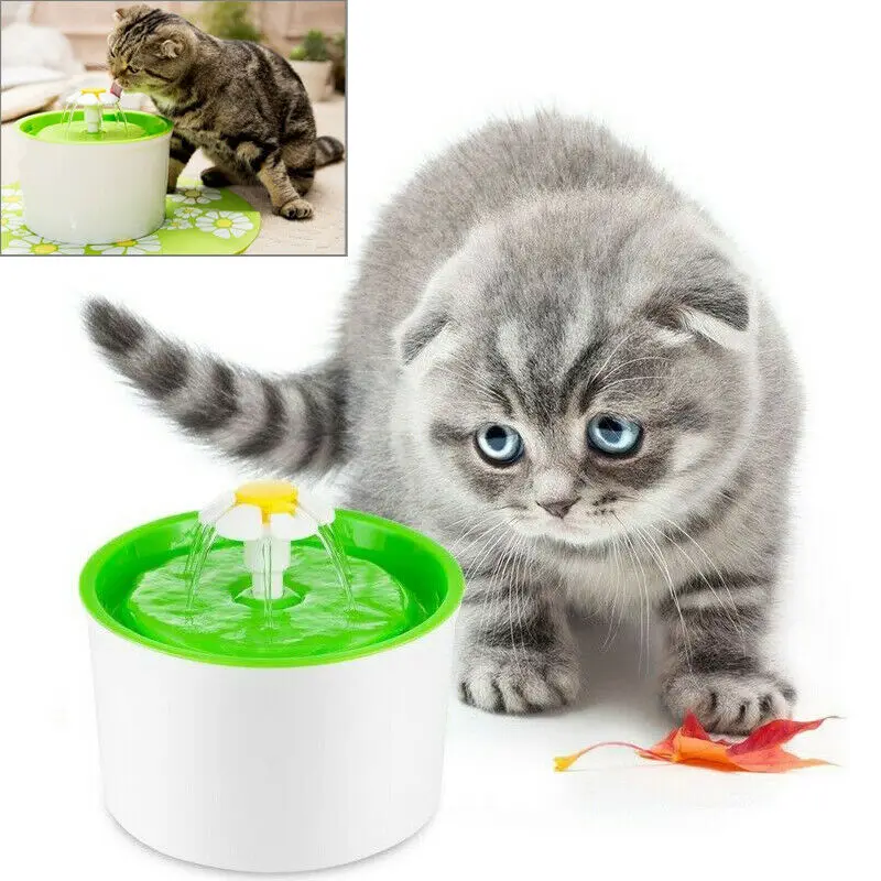

2.4L Large Size Pet Cat Dog Dispenser Water Feeders LED Automatic Electric Water Fountain Cat/Dog Drinking Service Dropshipping