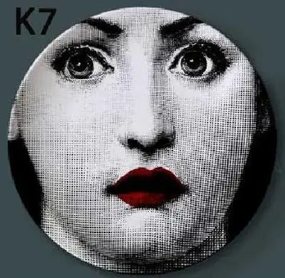 Новые дизайн Италия rosenthal Piero fornasetti таблички декоративная тарелка на стену Винтаж книги по искусству 8 дюймов настенный тарелка Decoracao Para Casa - Цвет: G