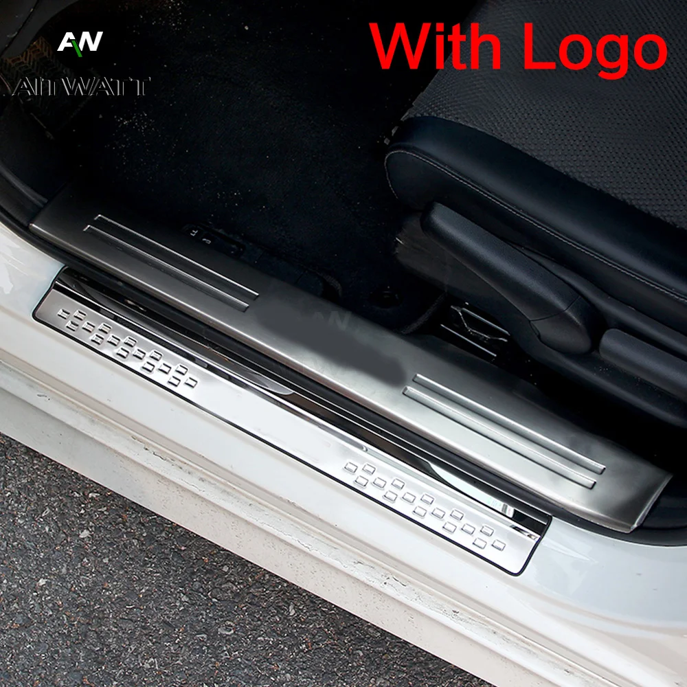

Fit For Honda Jade 2013 2014 2015 2016 Stainless Steel Outer Door Sill Scuff Plate Door Sill Trim Car accessories 4pcs AITWATT