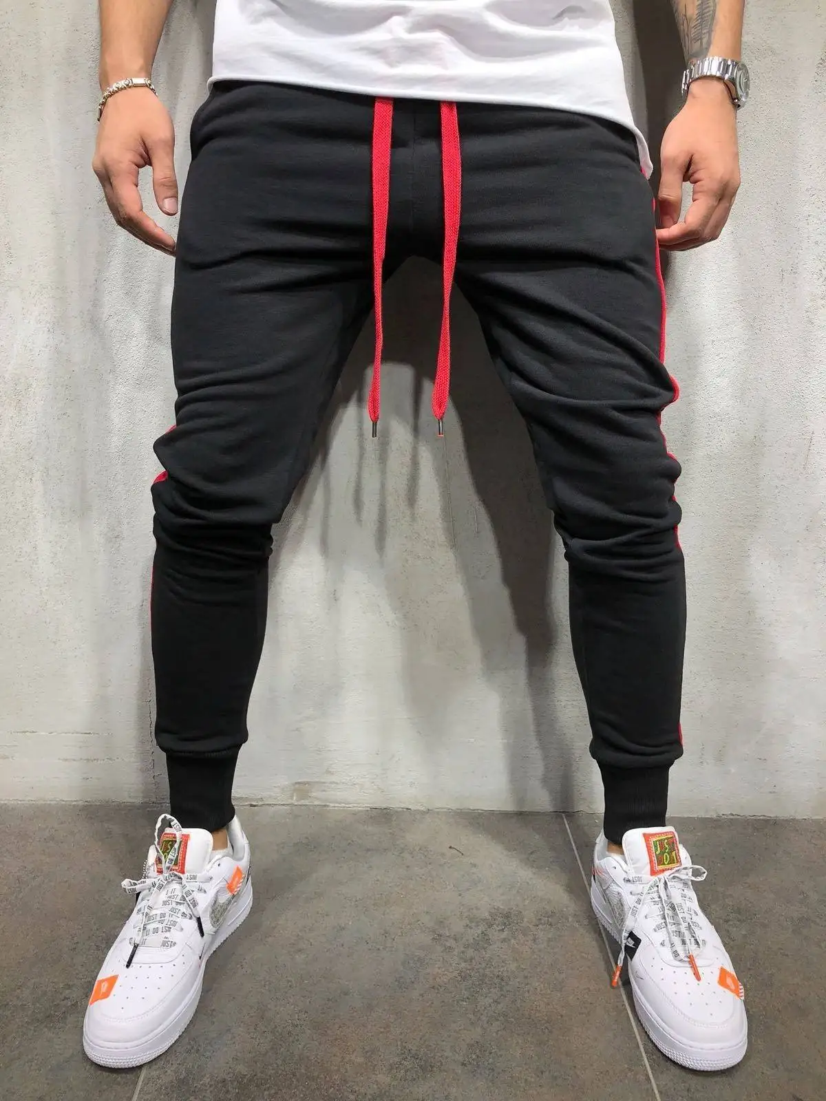 Молодежные свободные спортивные штаны Мужские штаны для бега для спортзала Hombre Мужская спортивная одежда с карманами Беговые брюки бегунов мужские спортивные штаны