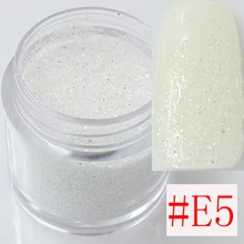 10 мл блестящие Серебристые Блестящий декор для ногтей белый пудра-Глиттер для ногтей порошок для ногтей пыли Советы Макияж Маникюр украшения для ногтей,# AZE0477